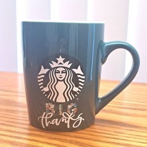 Starbucks 2020 Big Thanks Mug 10 oz Ceramic Cup Coffee Tea Warm Mornings